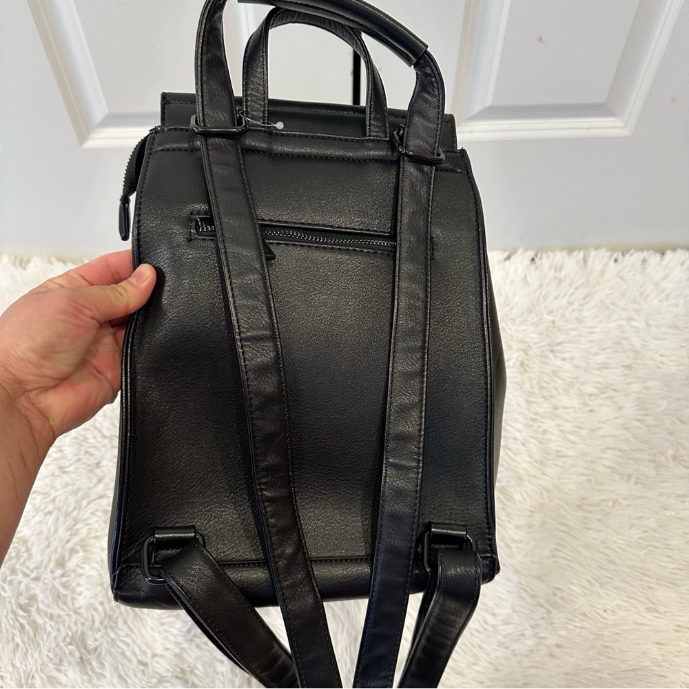 Pixie Mood Black Leather Back Pack - image 2